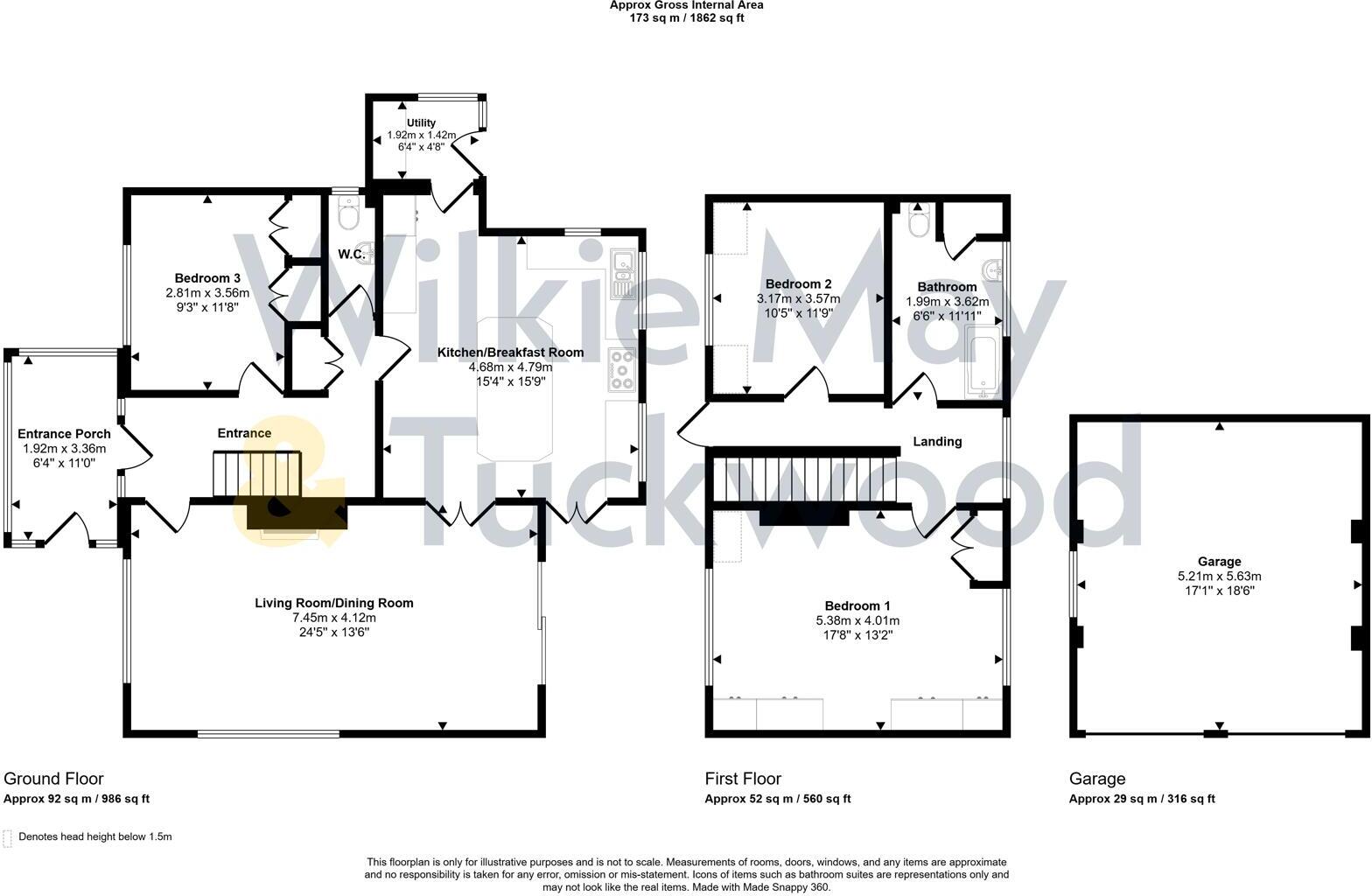Staple Lane, West Quantoxhead floorplan