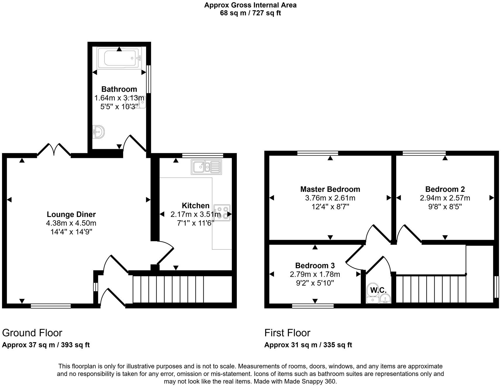 Cook Crescent, Murton, Seaham, Durham, SR7 9QQ floorplan