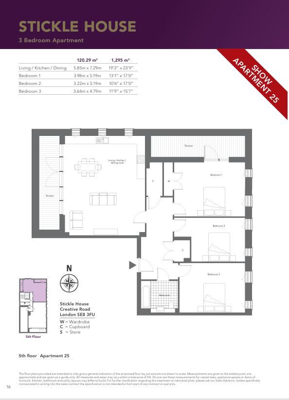 Stickle House, Creek Road, SE8 3FU floorplan
