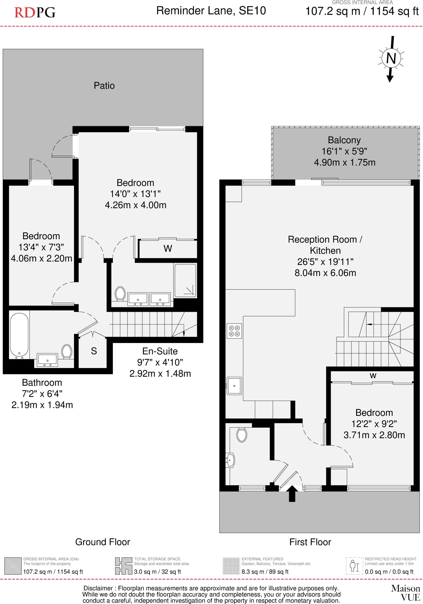Reminder Lane, North Greenwich, London, SE10 floorplan