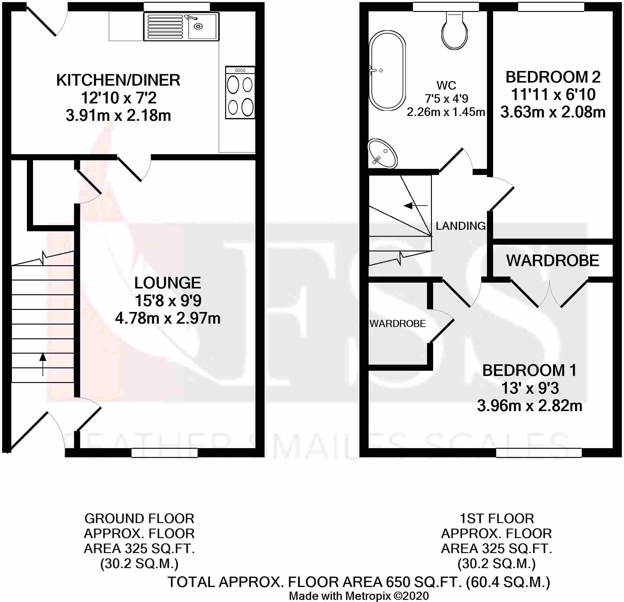 St. Georges Walk, Harrogate, North Yorkshire, HG2 floorplan