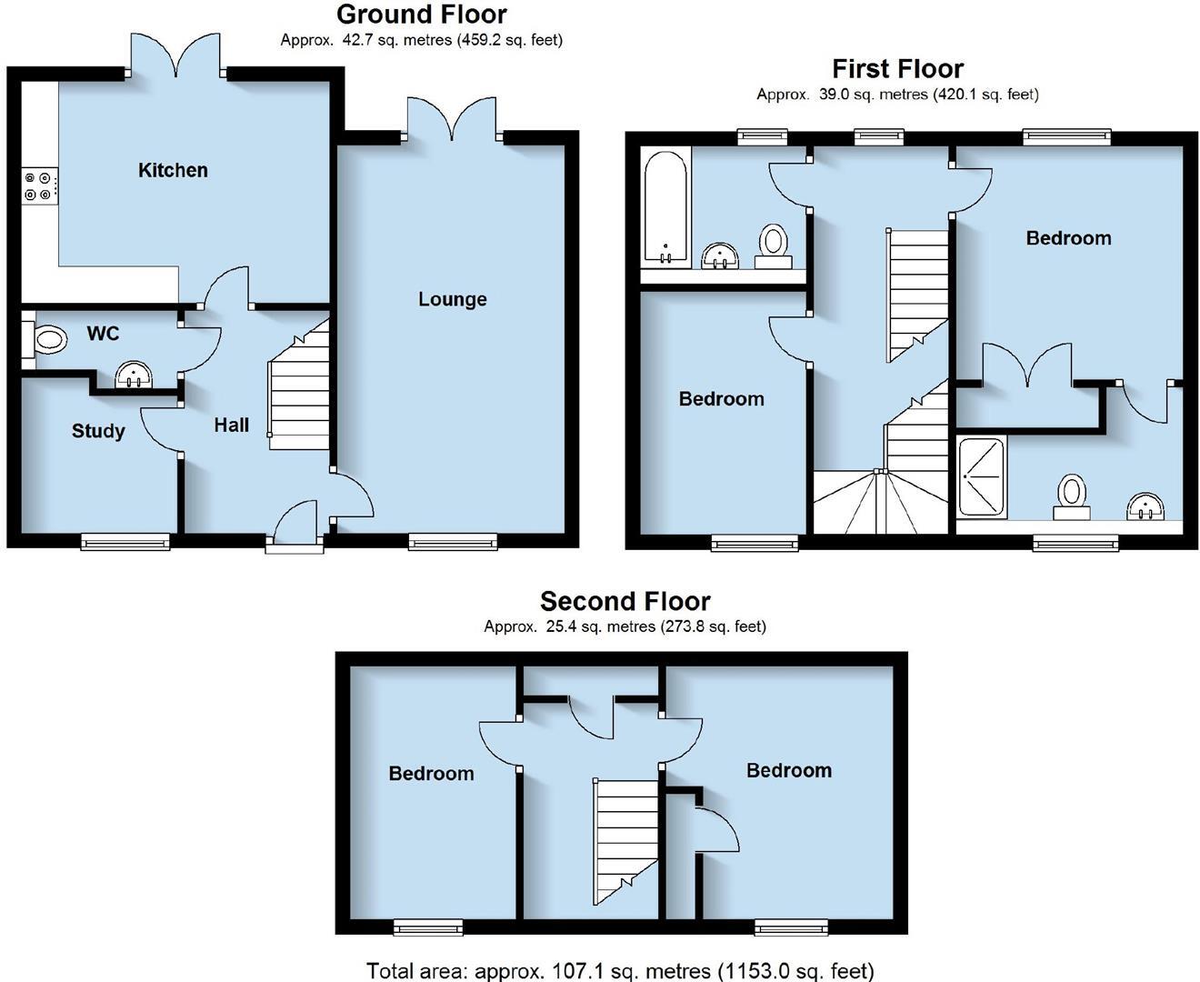Brittain Lane, Warwick floorplan