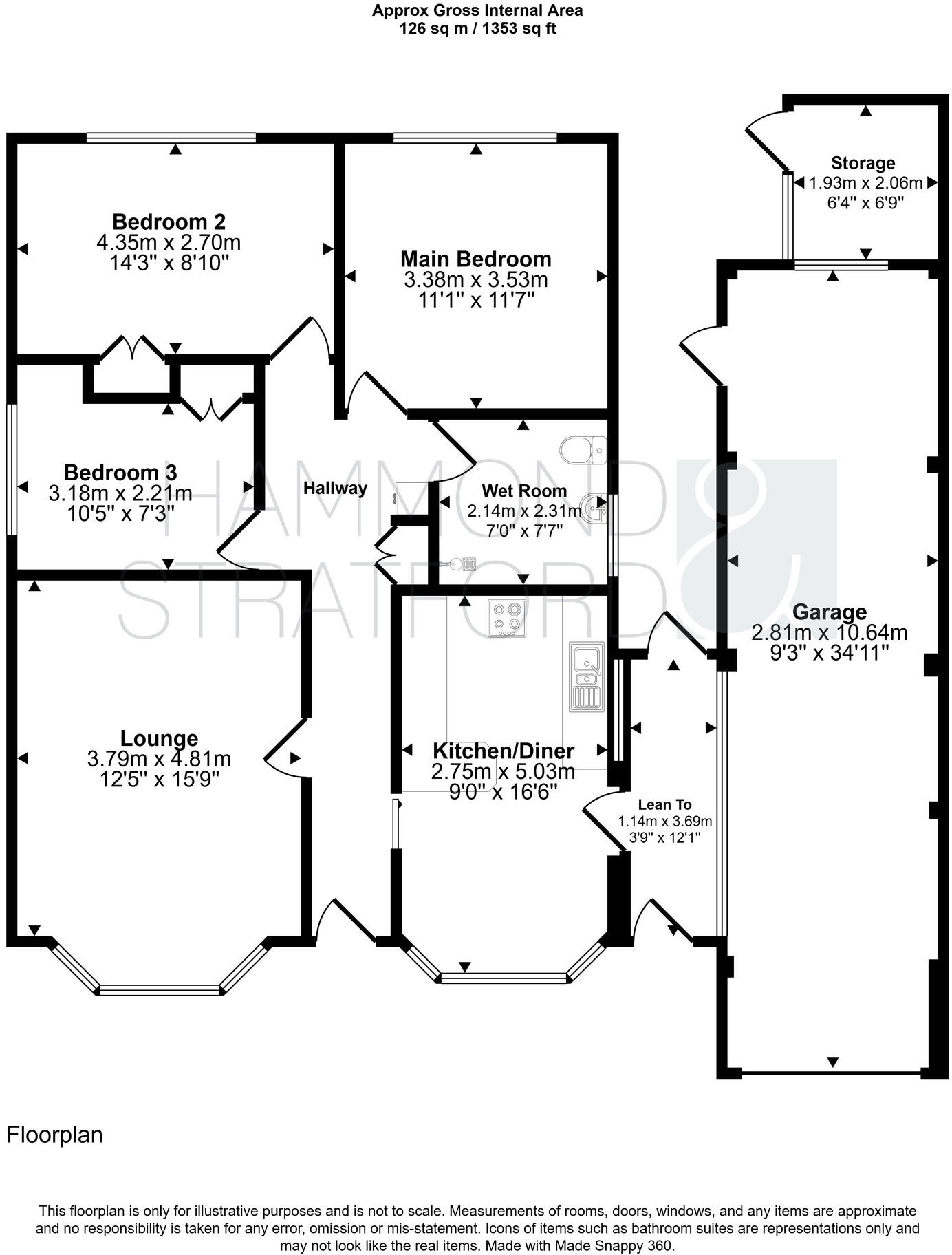 Grove Road, Hethersett floorplan
