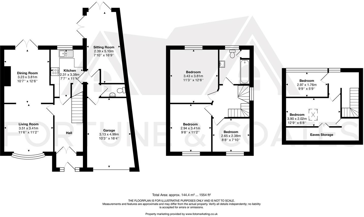 Sakins Croft, Harlow floorplan
