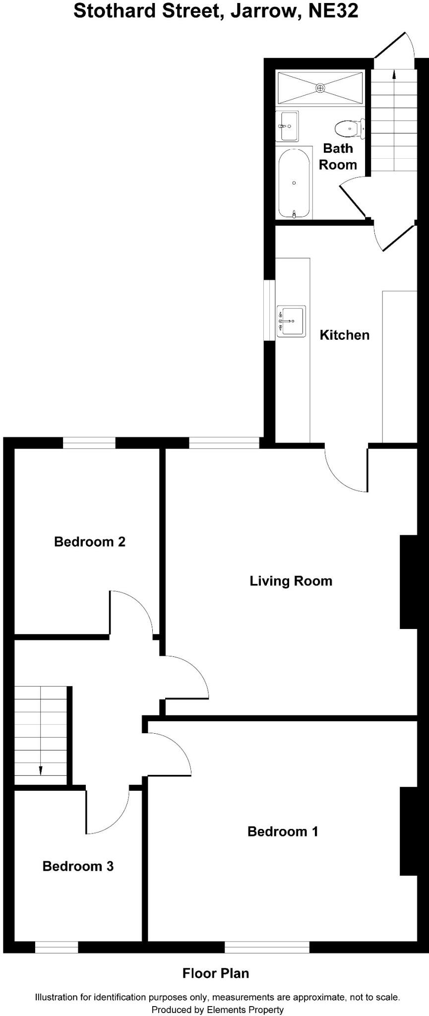 Stothard Street, Jarrow, NE32 floorplan