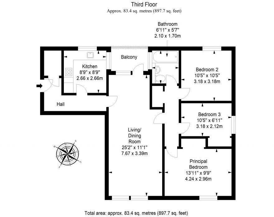 62/14 North Gyle Loan, Corstorphine, Edinburgh, EH12 8LD floorplan