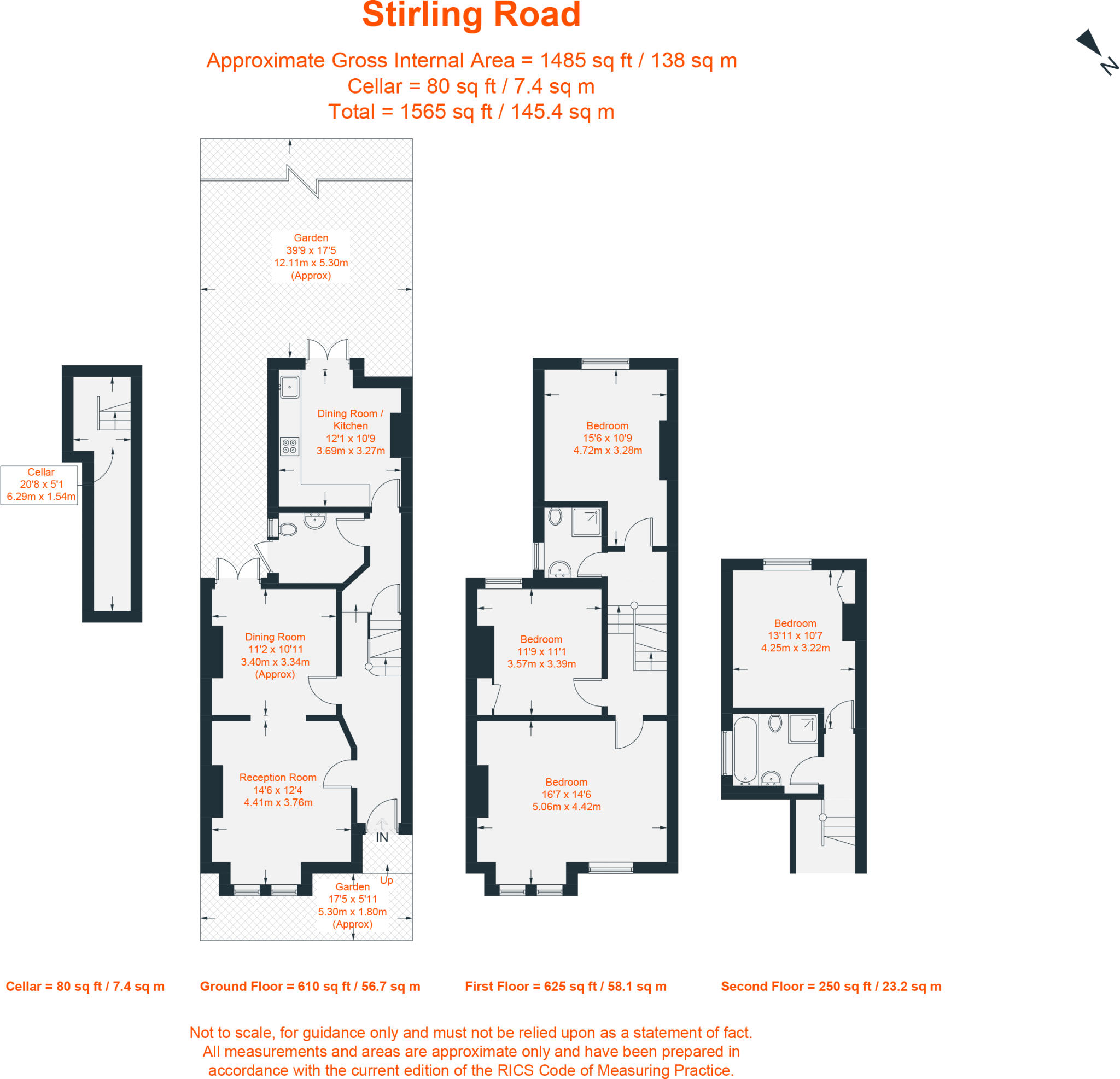 Stirling Road, London, SW9 floorplan