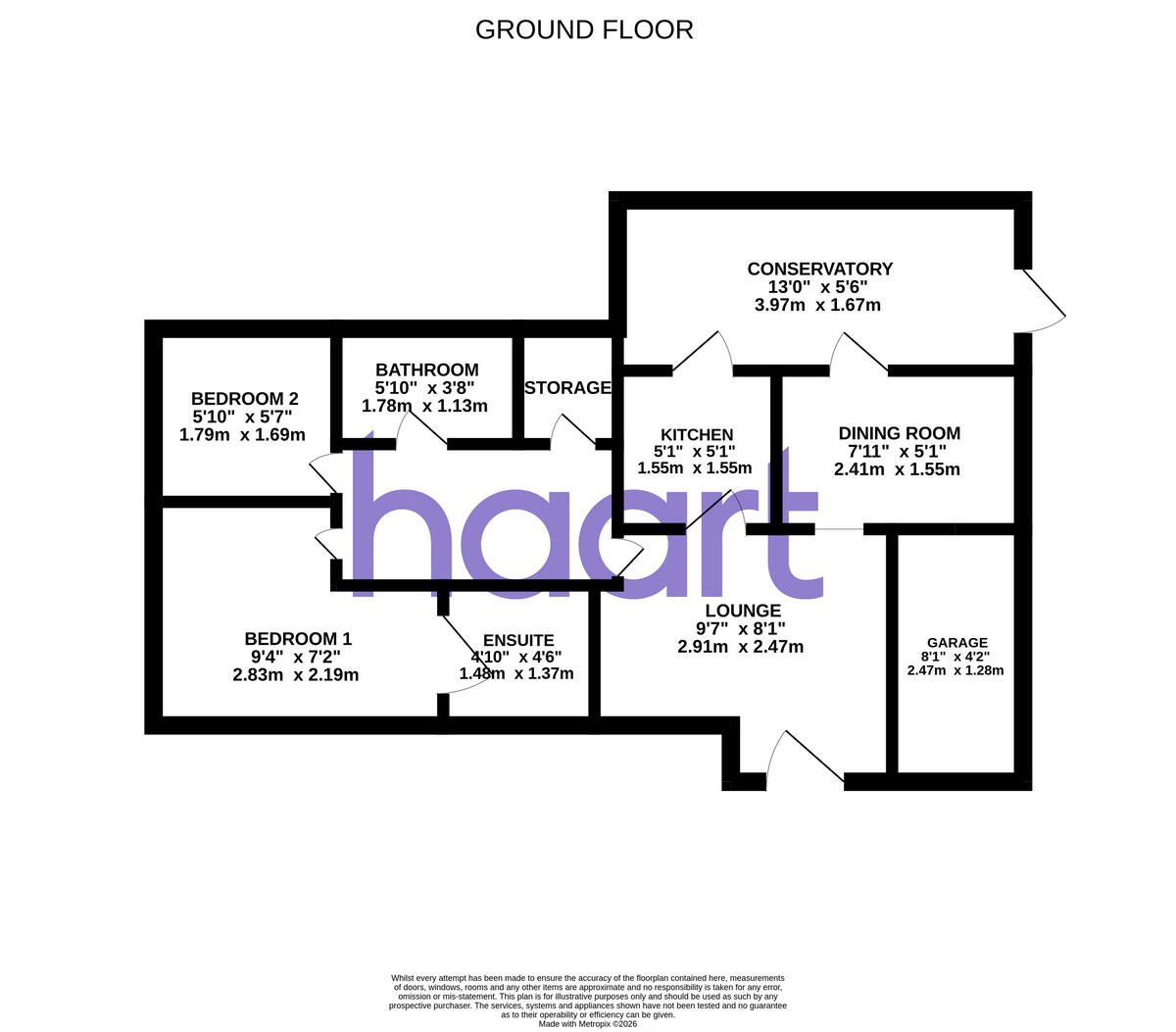 Trinity Close, Bedford floorplan