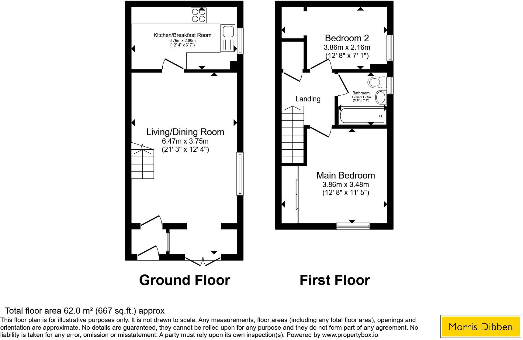 Elm Grove, Hayling Island, Hampshire, PO11 floorplan