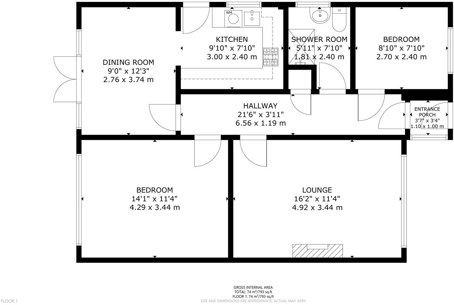 Summerlands Road, Eastbourne floorplan