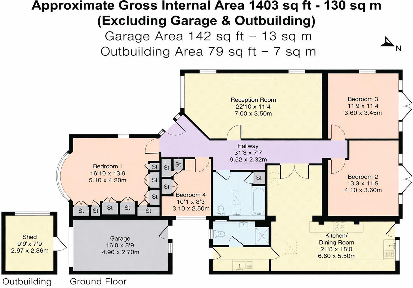 Georges Wood Road, Brookmans Park  floorplan