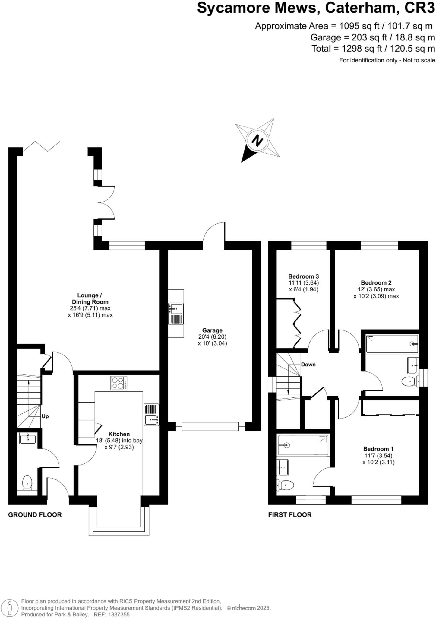 Sycamore Mews, Caterham, CR3 floorplan