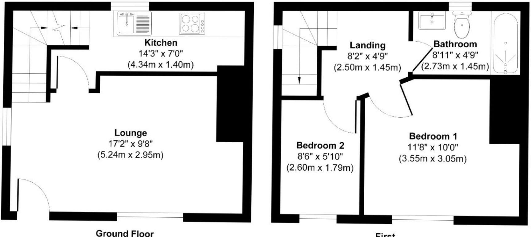 68 Fair Road, Bradford, West Yorkshire, BD6 1QL floorplan