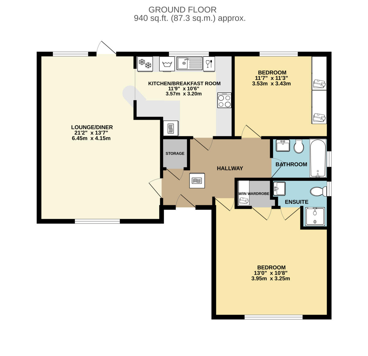 Glenwood Way, West Moors, BH22 0 floorplan