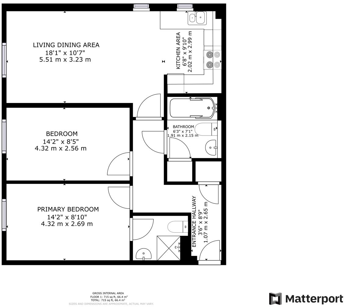 Welland Road, Hilton, Derby floorplan
