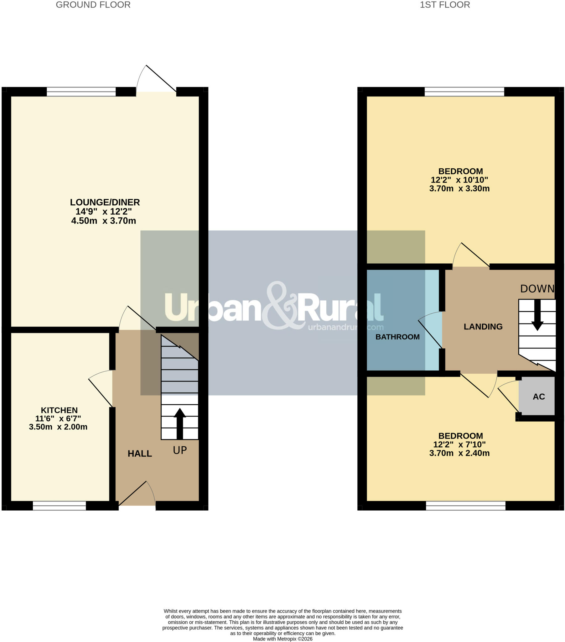 Tavistock Avenue, Ampthill, Bedfordshire, MK45 floorplan