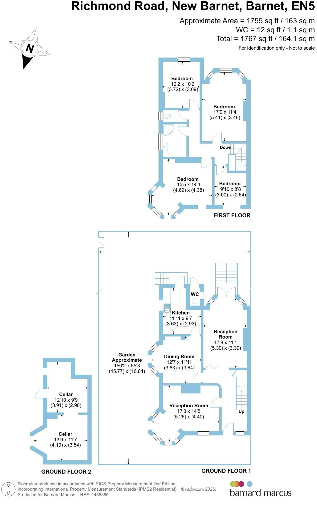 Richmond Road, Barnet floorplan