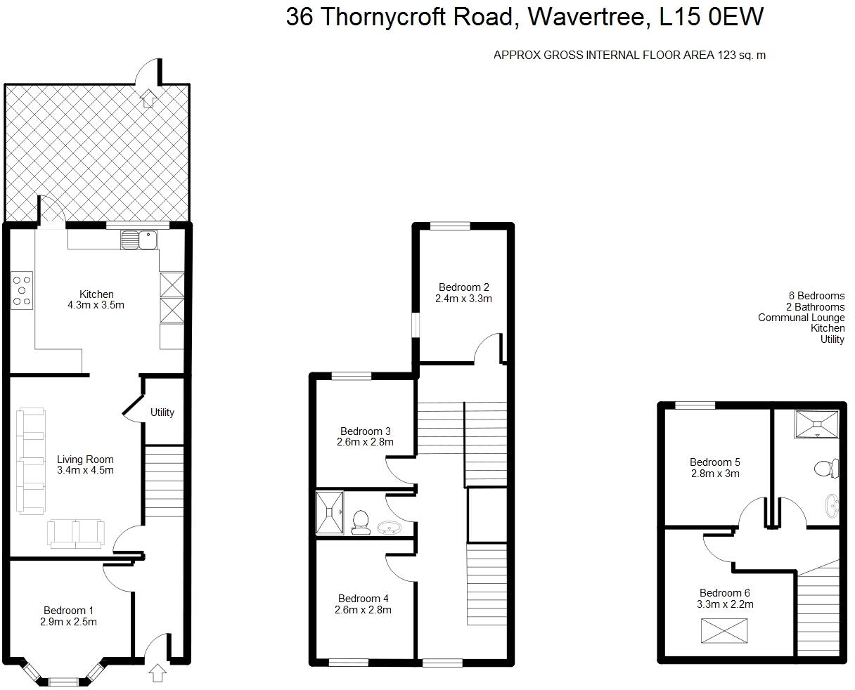 Thornycroft Road, Liverpool floorplan