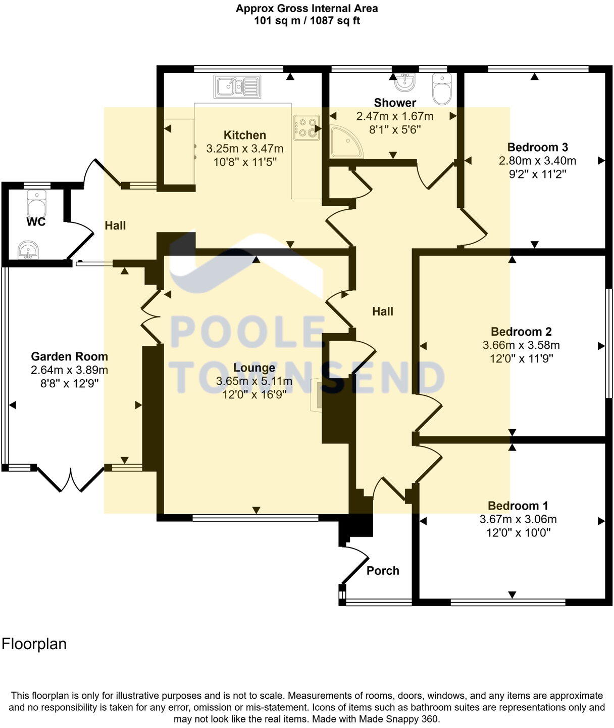 Buttermere Crescent, Barrow-in-furness, LA14 4NY floorplan
