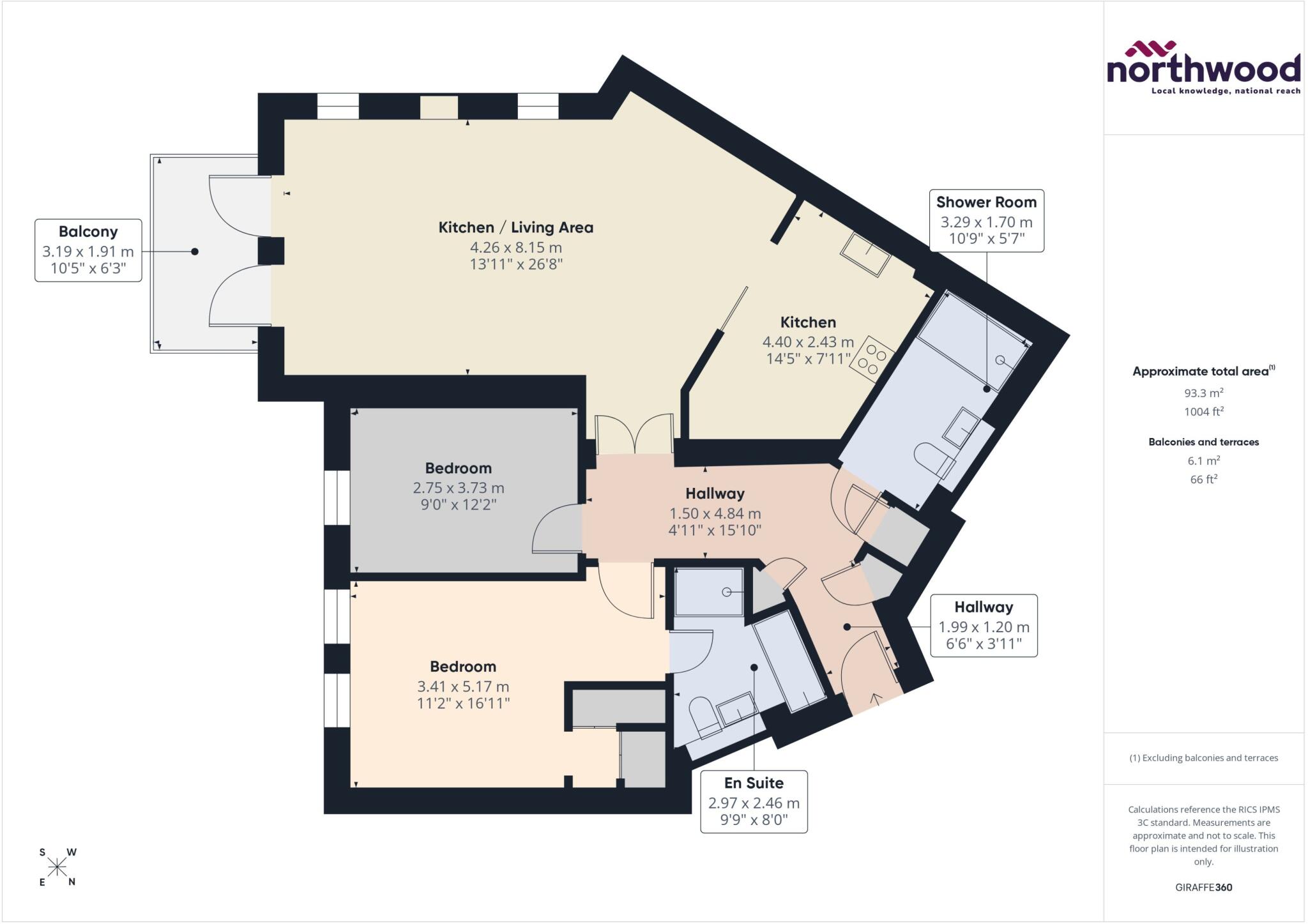 Darley Road, Meads, Eastbourne, BN20 floorplan