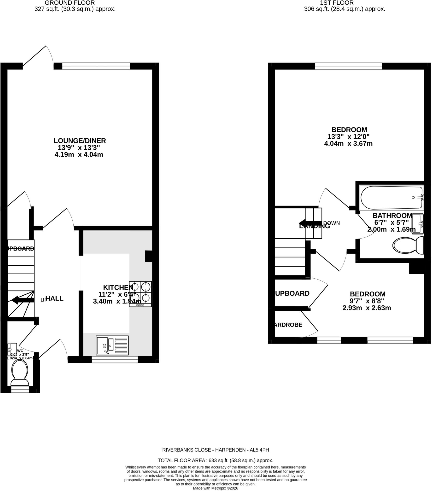 Riverbanks Close, Harpenden, Hertfordshire, AL5 floorplan