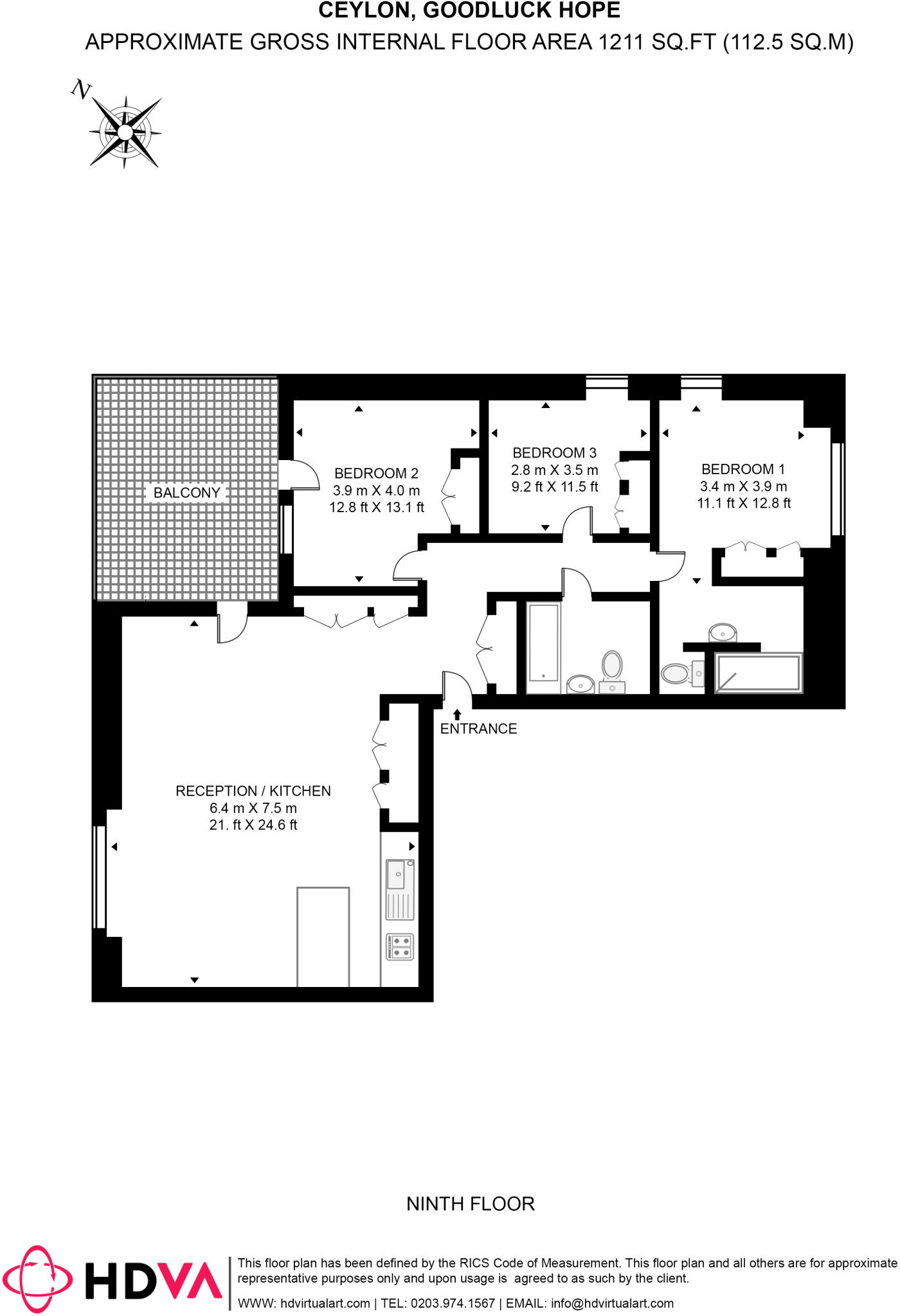 Goodluck Hope London E14 floorplan