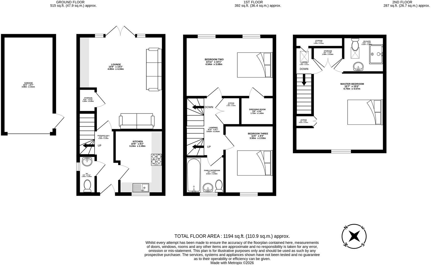 Redwing Drive, Chorley floorplan