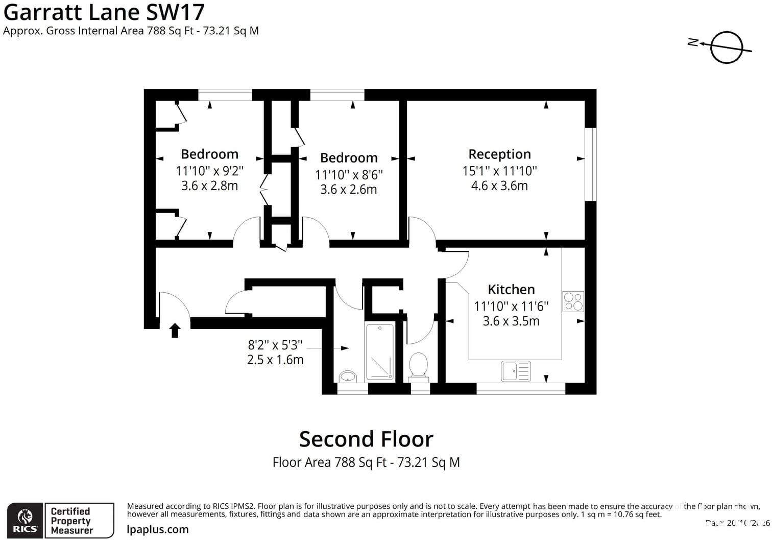 Garratt Lane, London, SW17 floorplan