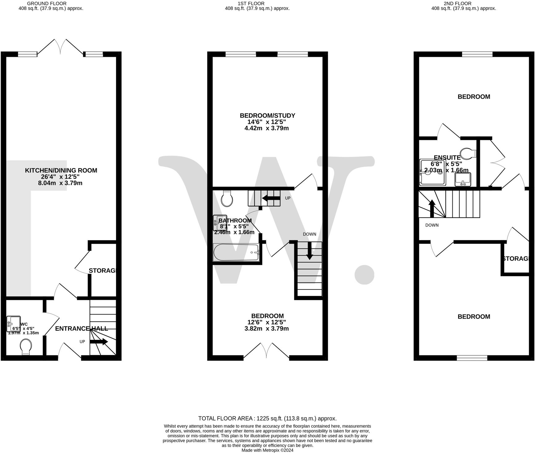 Woodpecker Way, Costessey, NR8 floorplan