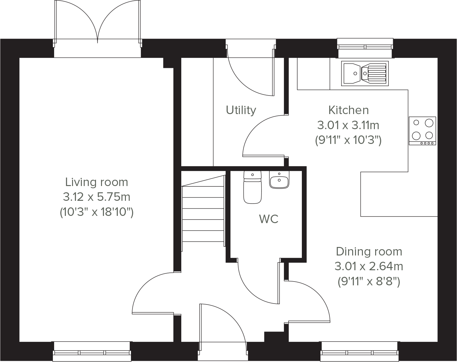 Queensgate,
Welsh Road,
Deeside,
Flintshire,
CH5 2HJ floorplan