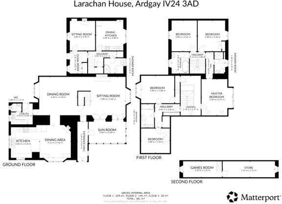 Larachan House, Spinningdale, Ardgay, Sutherland, IV24 floorplan