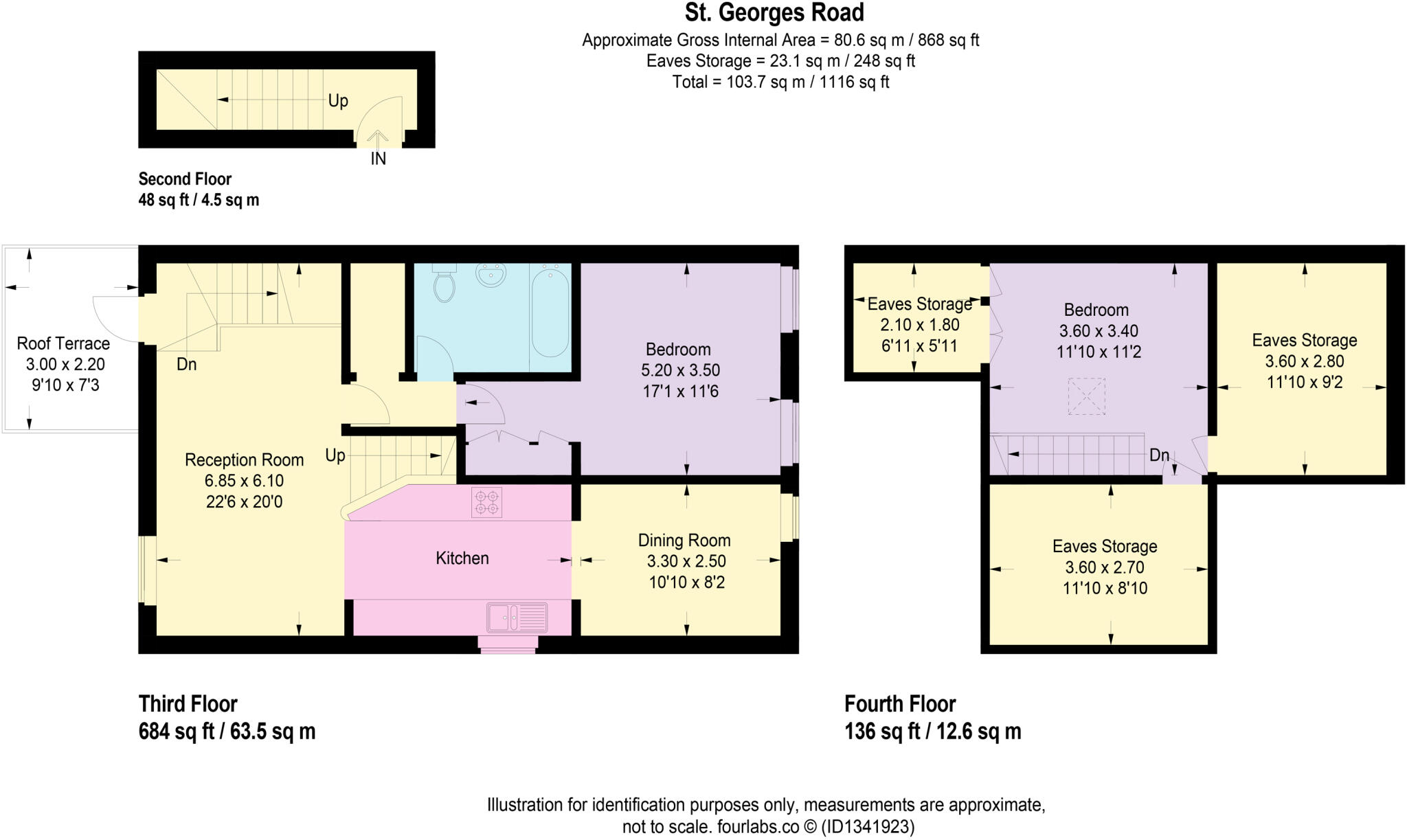 St. Georges Road, Twickenham, TW1 floorplan