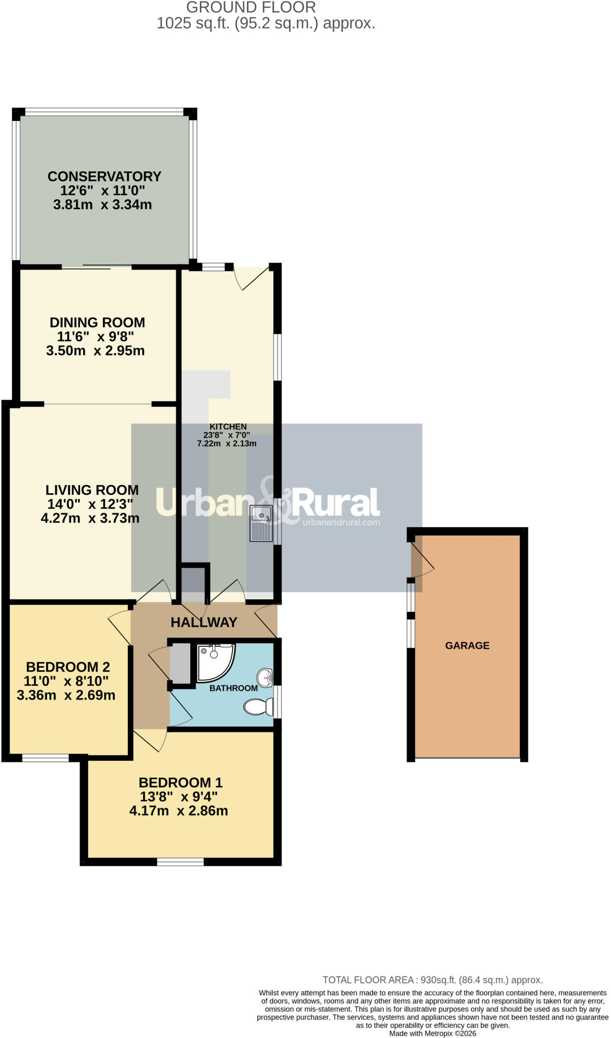 Willow Way, Flitwick, Bedfordshire, MK45 floorplan