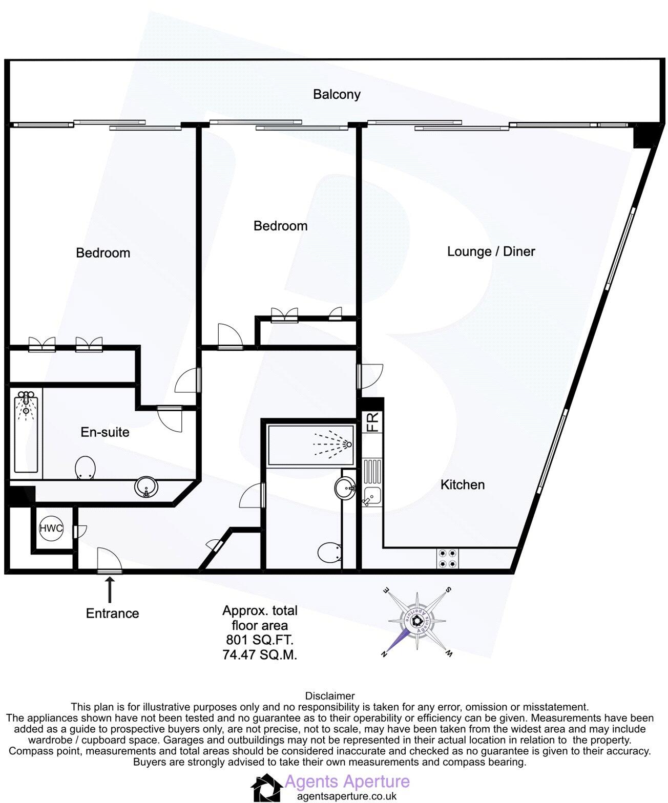 Bond Street, Chelmsford, Essex, CM1 floorplan