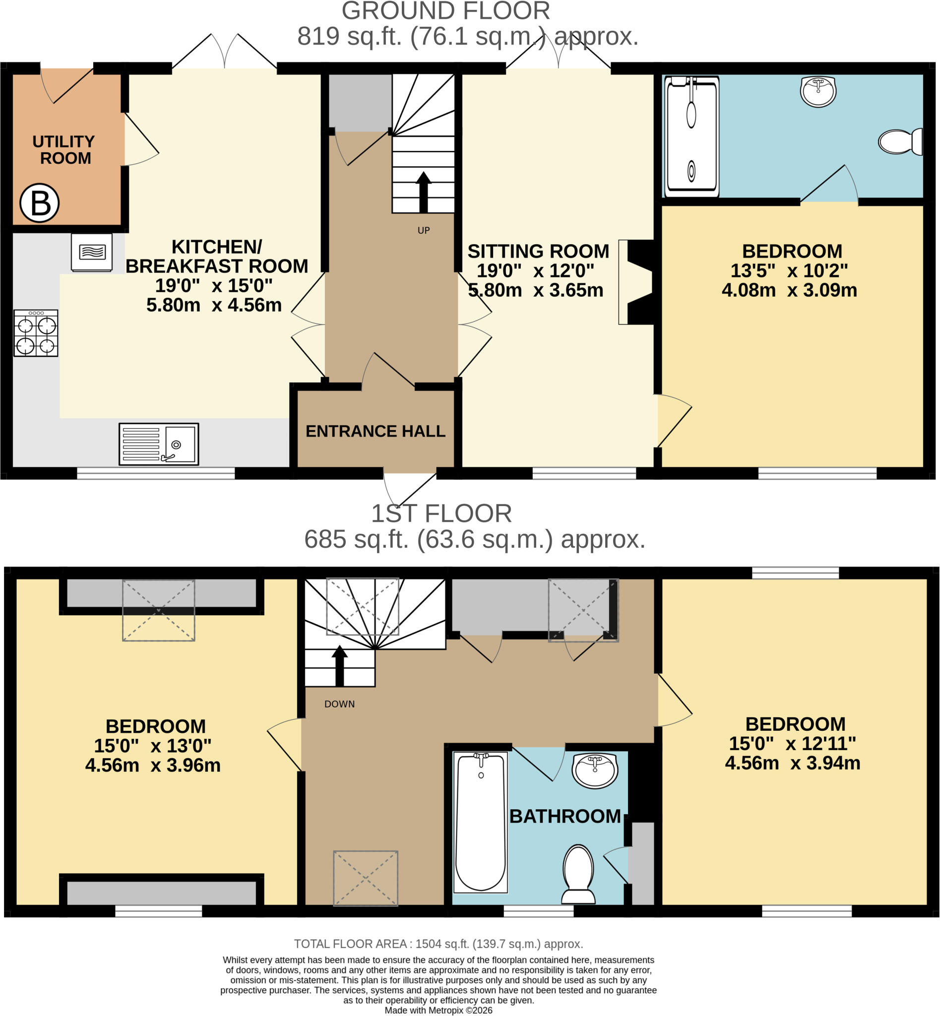 Sheepwash, Beaworthy, Devon, EX21 floorplan
