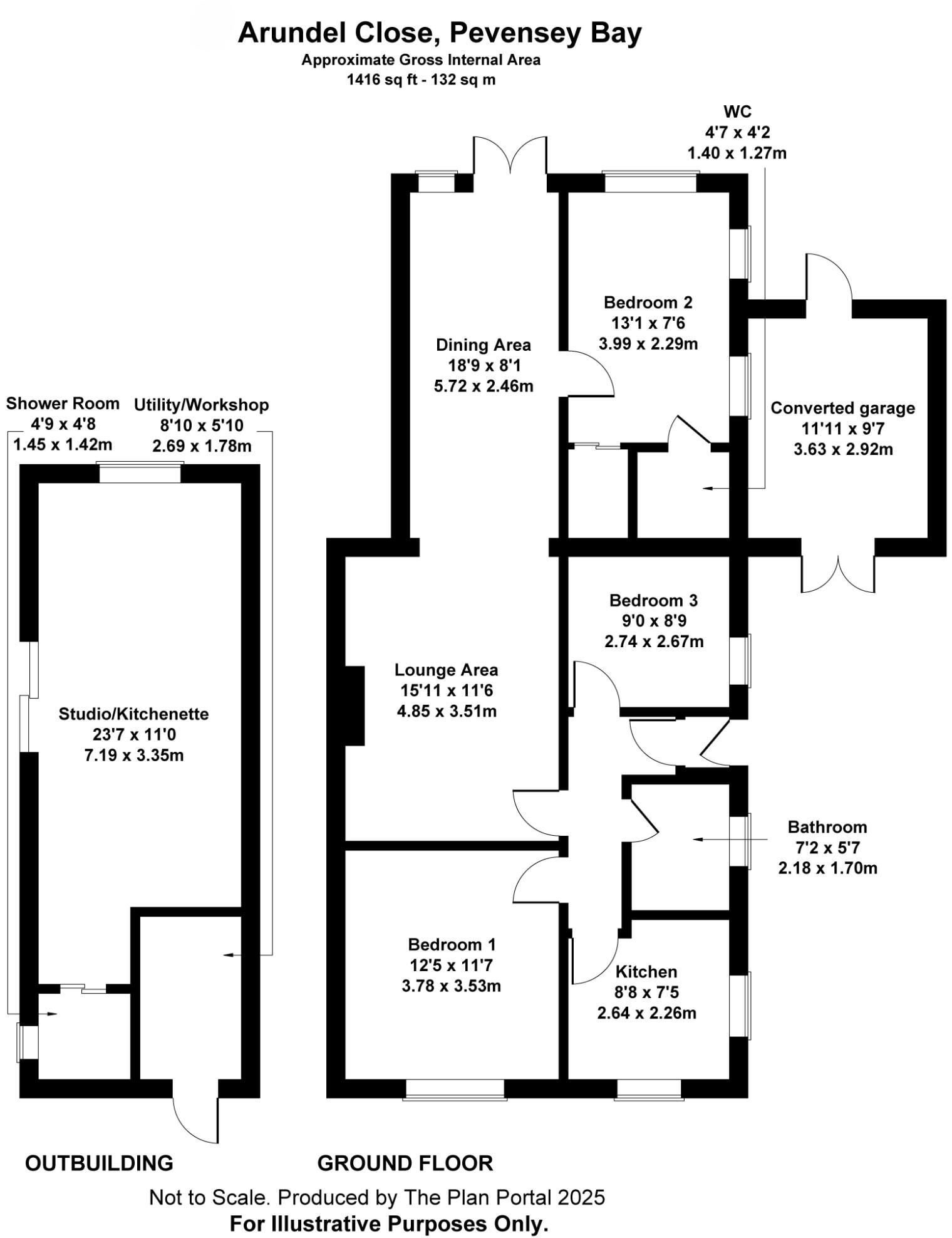 Arundel Close, BN24 floorplan