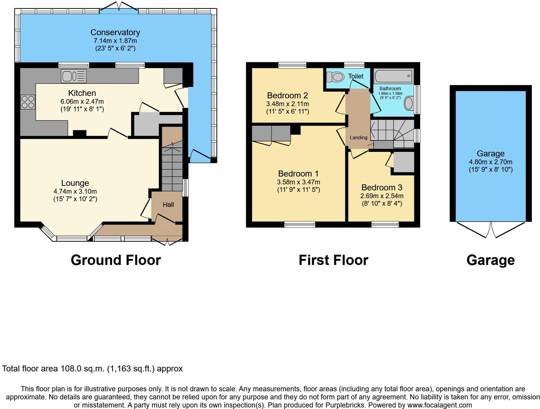 Laburnum Road, Walsall, WS5 floorplan