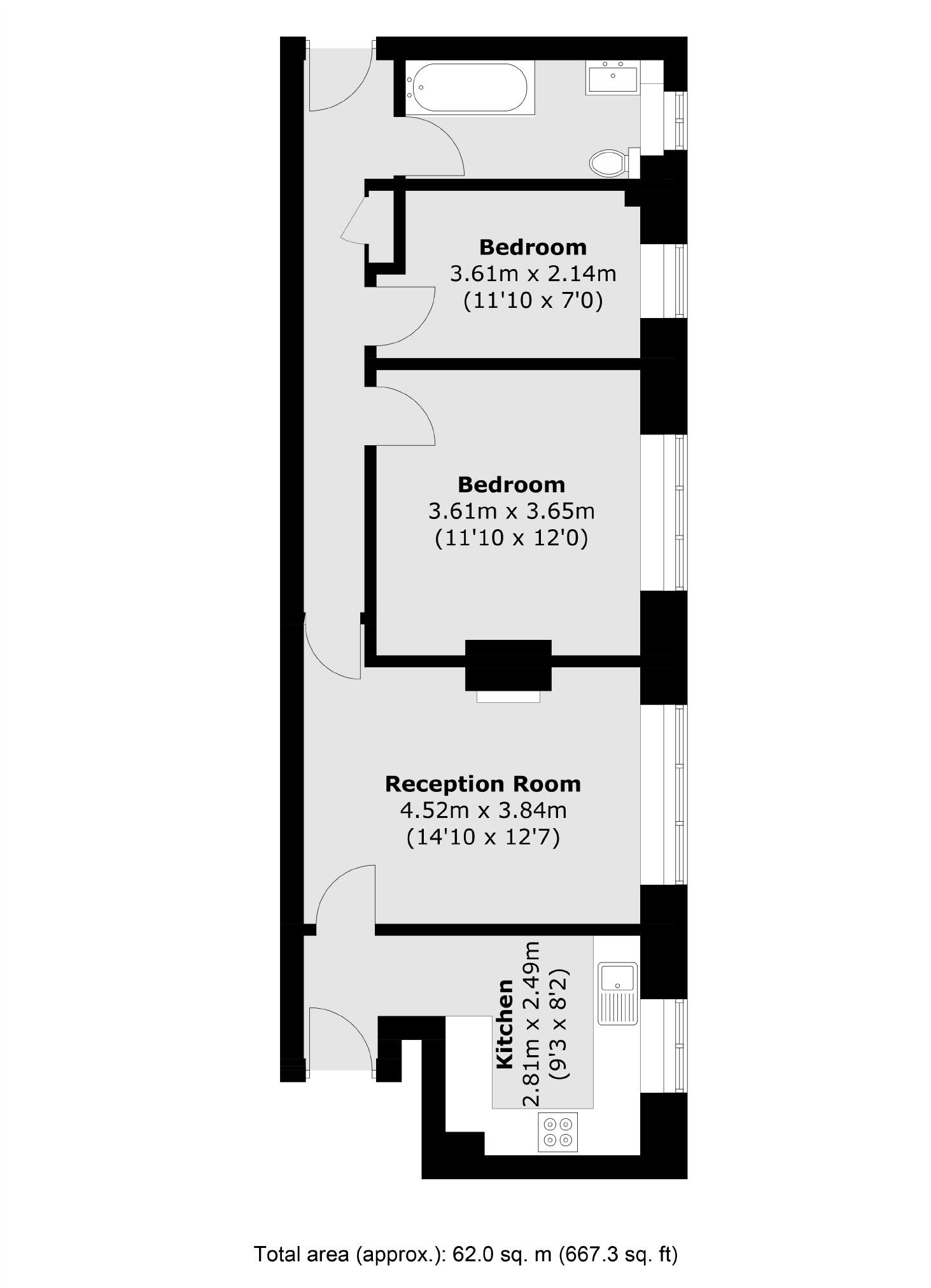 Leigham Court Road, Streatham floorplan