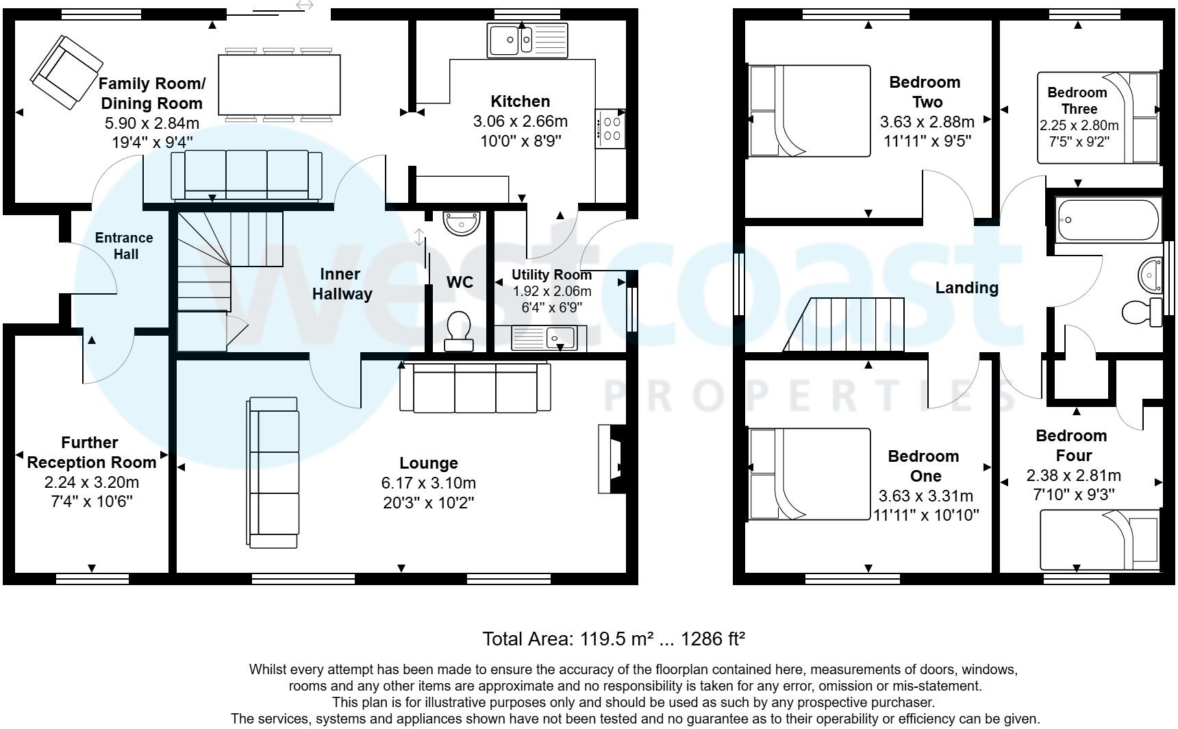 Nightingale Gardens, Nailsea, North Somerset, BS48 floorplan