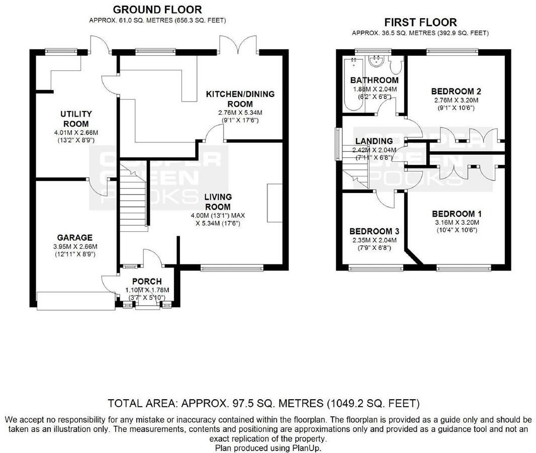 Prescott Close, Sutton Farm, Shrewsbury floorplan