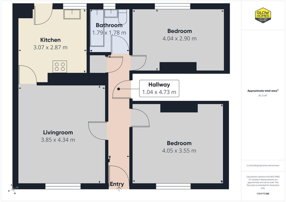 1, Lynn Avenue, Dalry, KA24 4 floorplan