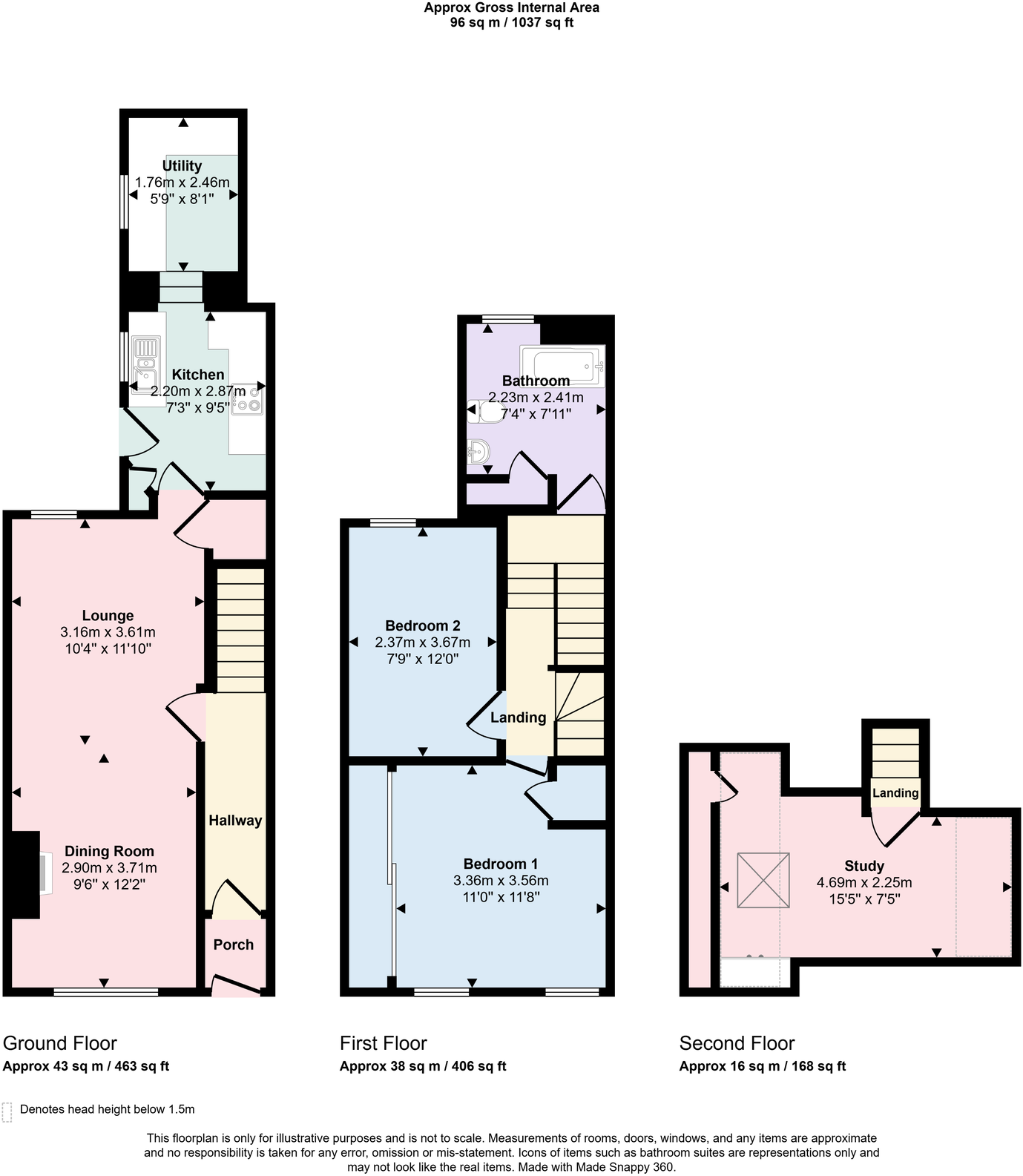 Bransty Road, Whitehaven, CA28 6HF floorplan