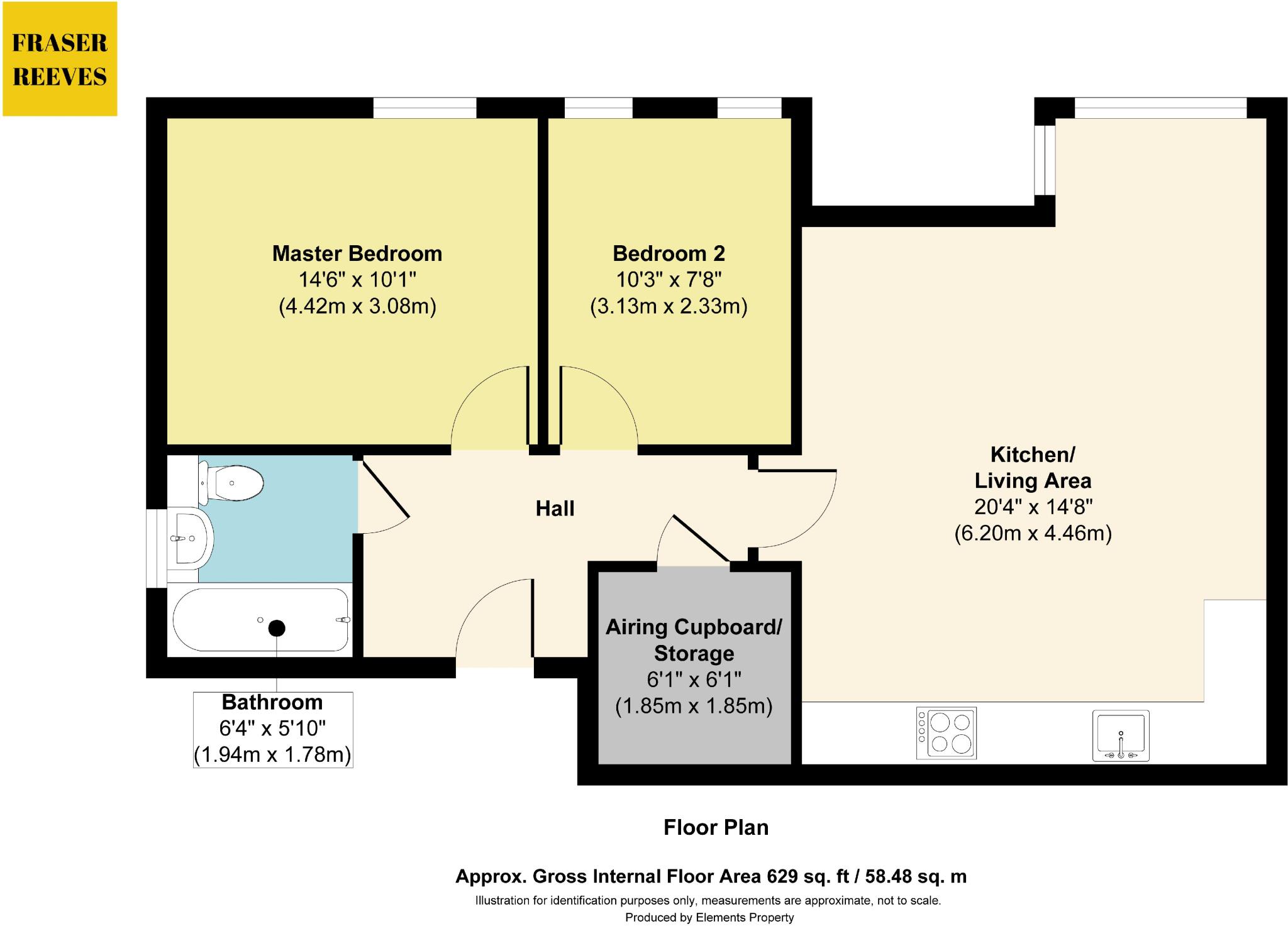 Central Way, Warrington floorplan