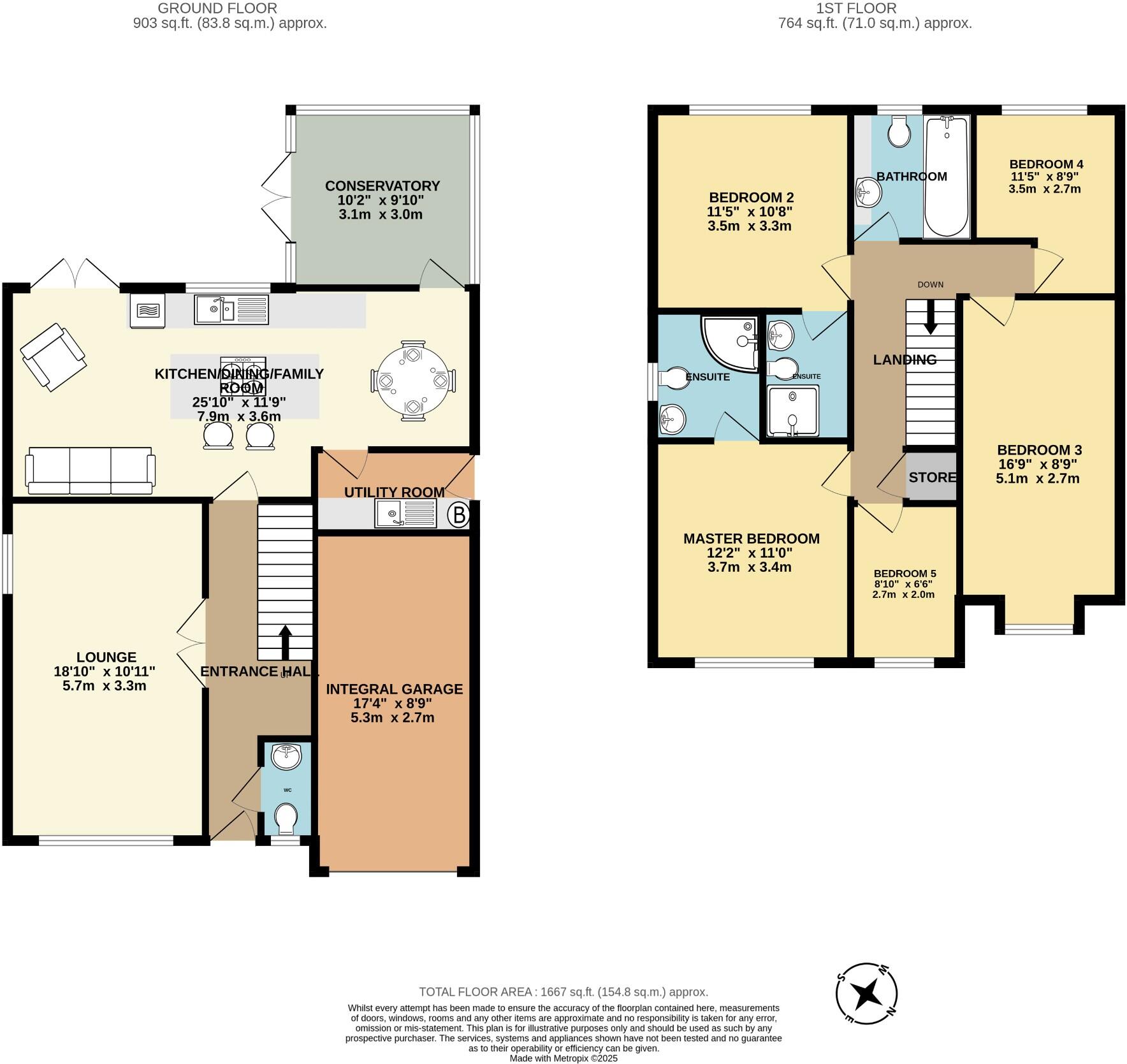 Ty Crwyn, Church Village, CF38 floorplan
