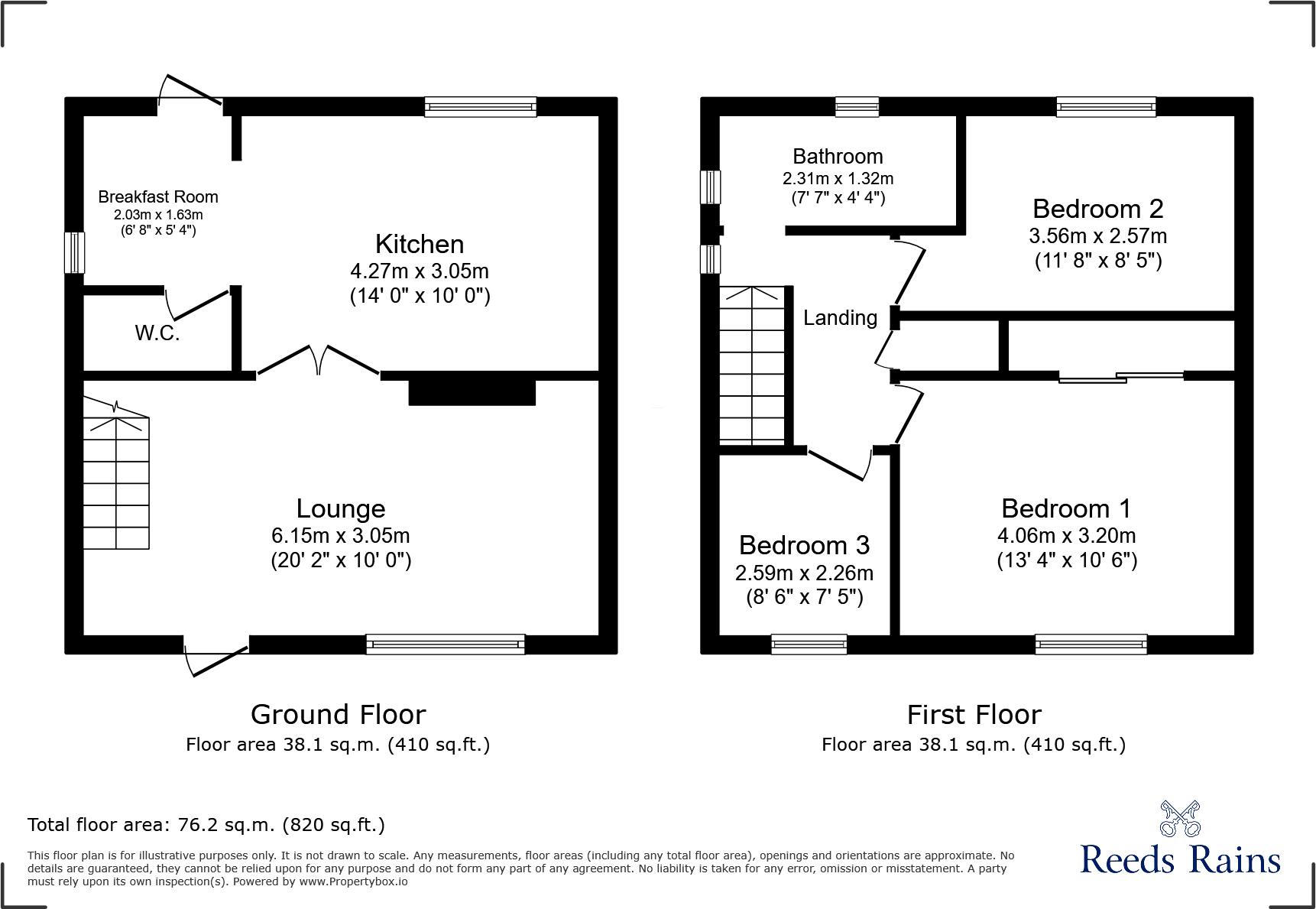 Loundes Road, Unstone, Dronfield, Derbyshire, S18 floorplan