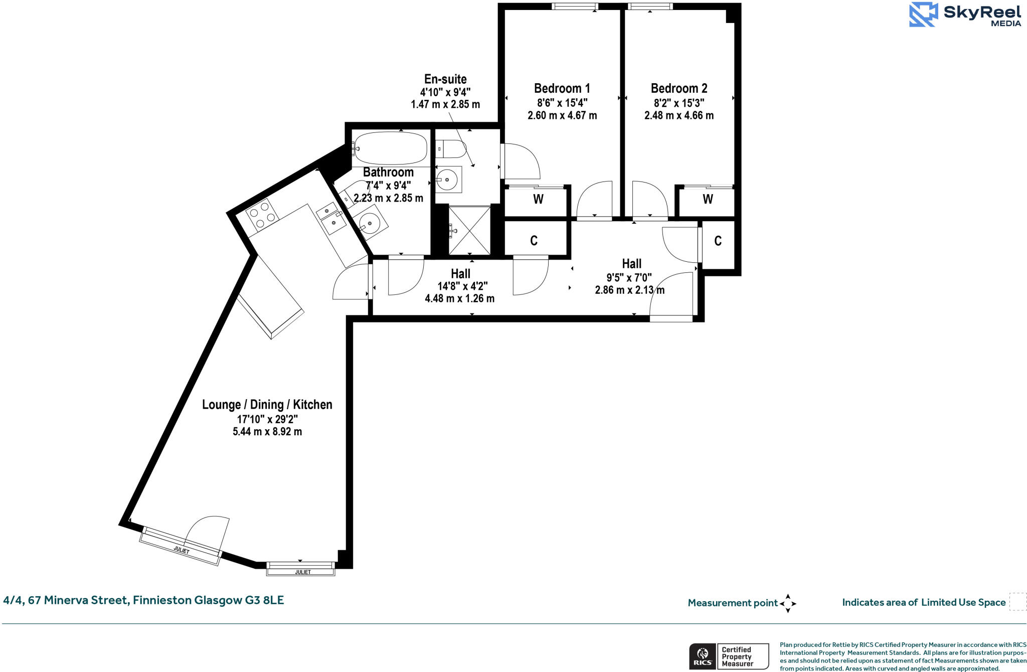 67, Minerva Street, Finnieston, Glasgow floorplan