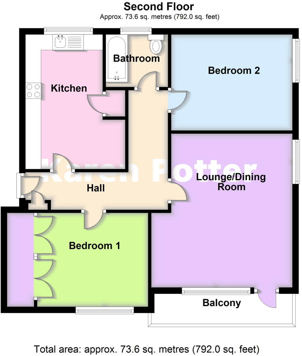 Hollyhurst Lodge, Birkdale, PR8 floorplan