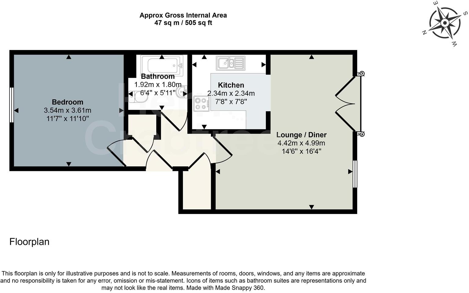 Clive Hall Court, Clive Road, Canton, Cardiff floorplan