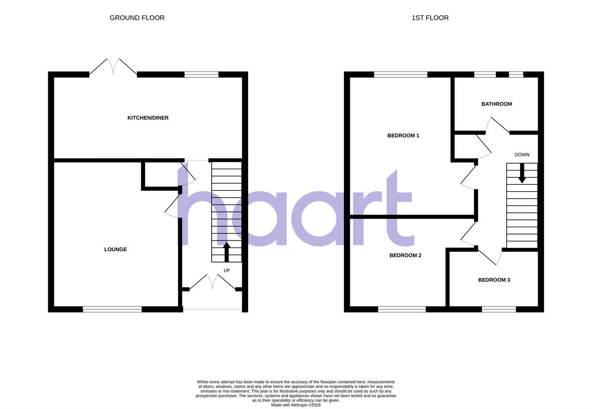 Ness Walk, Witham floorplan