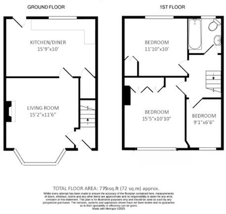 Handside Lane, Welwyn Garden City, Herts, AL8 floorplan